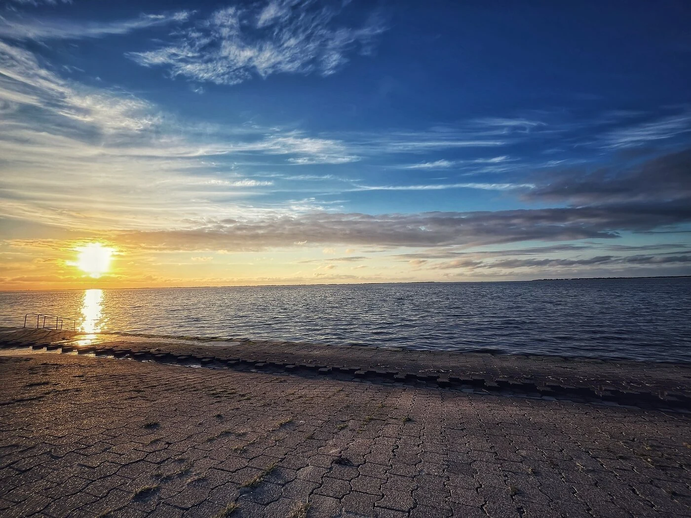 Sonnenuntergang über der Nordsee